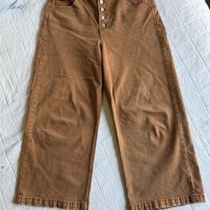 Gap High Rise Wide-Leg Ankle jeans